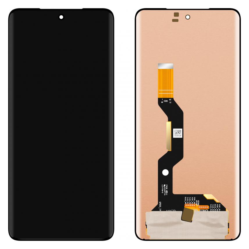 MP LCD Display Module fur Motorola Edge 60 Fusion, w/o Frame, Aftermarket, Black (Modul, Motorola Edge 60 Fusion) (67413260)