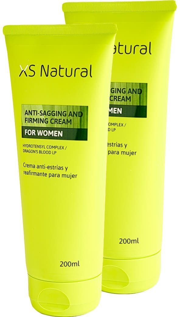 XS NATURAL Crema Antiestrías Reafirmante 2x200 ml
