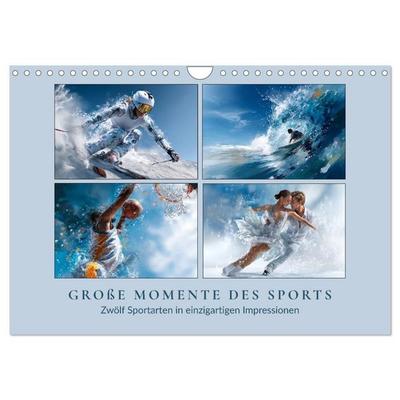 Große Momente des Sports (Wandkalender 2027 DIN A4 quer), CALVENDO Monatskalender