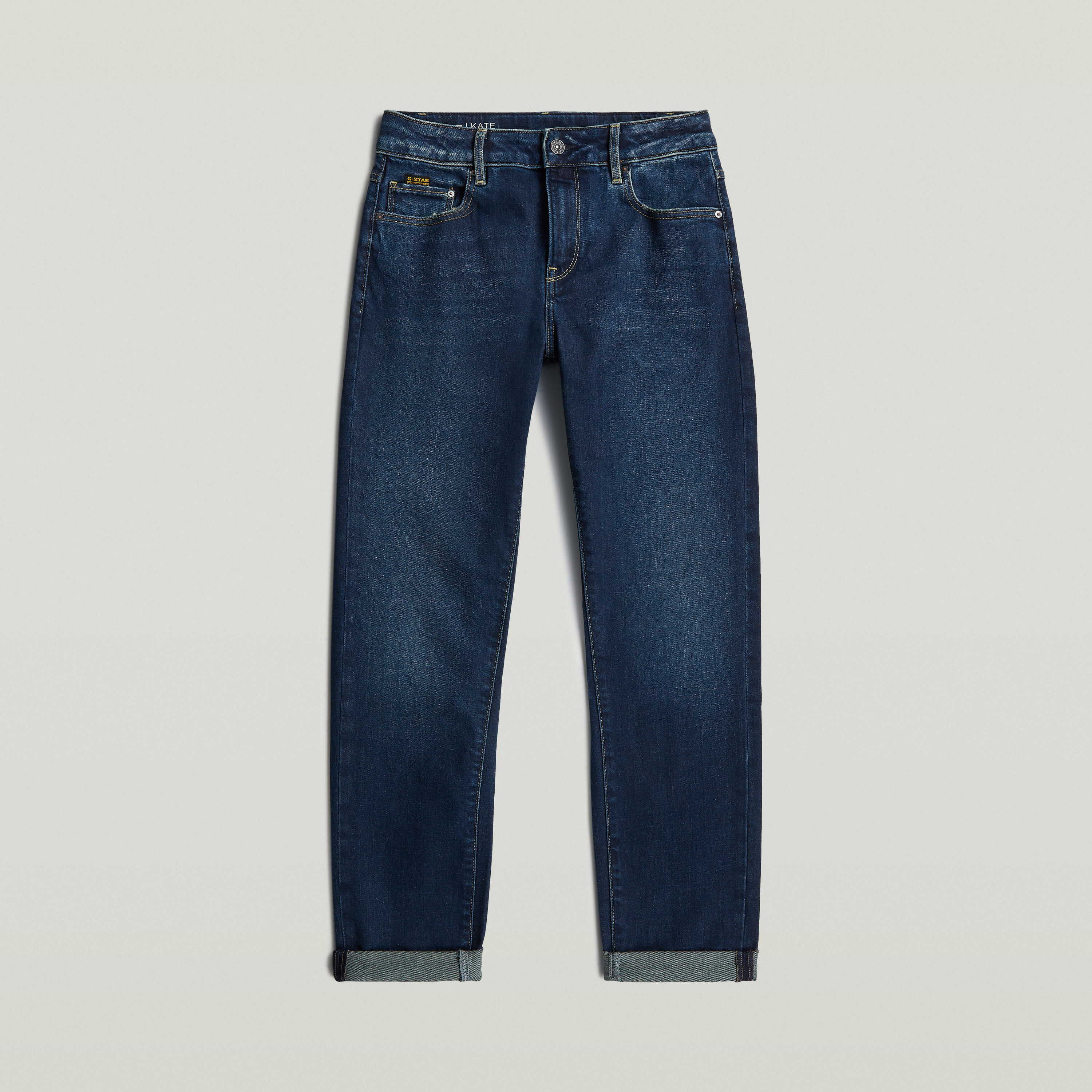Boyfriend-Jeans G-STAR "KIDS, KATE BOYFRIEND G", Mädchen, Gr. 12 (152), N-Gr, blau (schwarz), Denim/Jeans, Obermaterial: 100% Baumwolle, boyfriend fit lang, Jeans Boyfriend-Jeans, im Relaxed Fit schwarz 12 (152), N-Gr