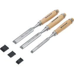 BGS DIY 50240 Satz Stechbeitel 10mm 16mm 20mm 3 teilig