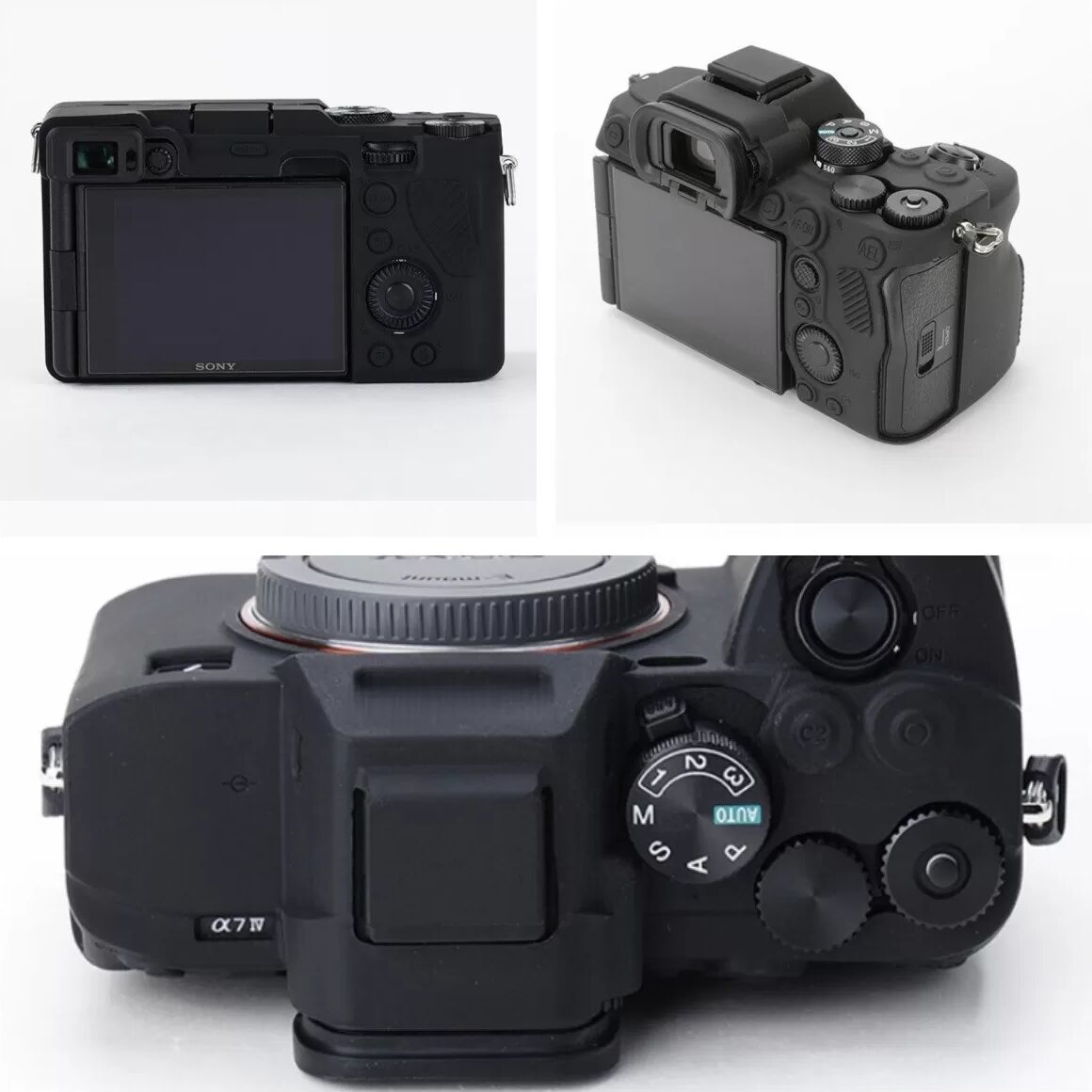 INF A6400 Silikonhülle kompatibel mit Sony Alpha A6400 - Schützendes Kameragehäuse