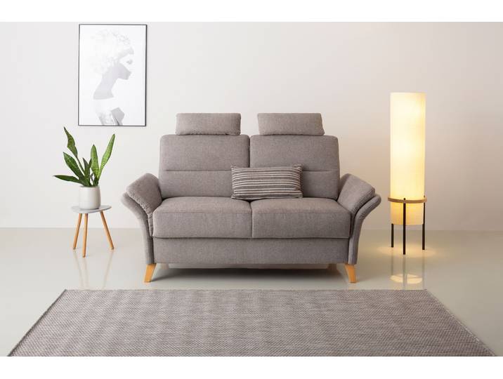 Sofa-Kopfstütze OTTO HOME Westerland , braun (latte), B:50cm H:25cm T:12cm, Holzwerkstoff, Kopfstützen, 2 Stück im Set, passend zur Serie Westerland