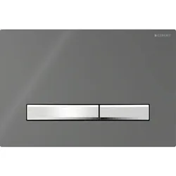 Geberit Sigma50 Betätigungsplatte für 2-Mengenspülung Metallfarbe verchromt, Rau...