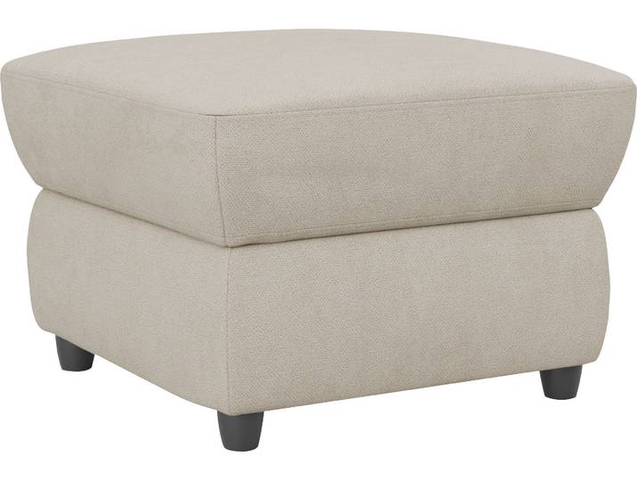 Hocker GOODPRODUCT Boston , beige, B:68cm H:45cm T:68cm, 100% Polyester, Hocker, Hocker, mit Stauraum