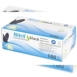 BodyProducts Medi-Inn Nitrilhandschuhe - schwarz - Gr. M - 1000 Einmalhandschuhe