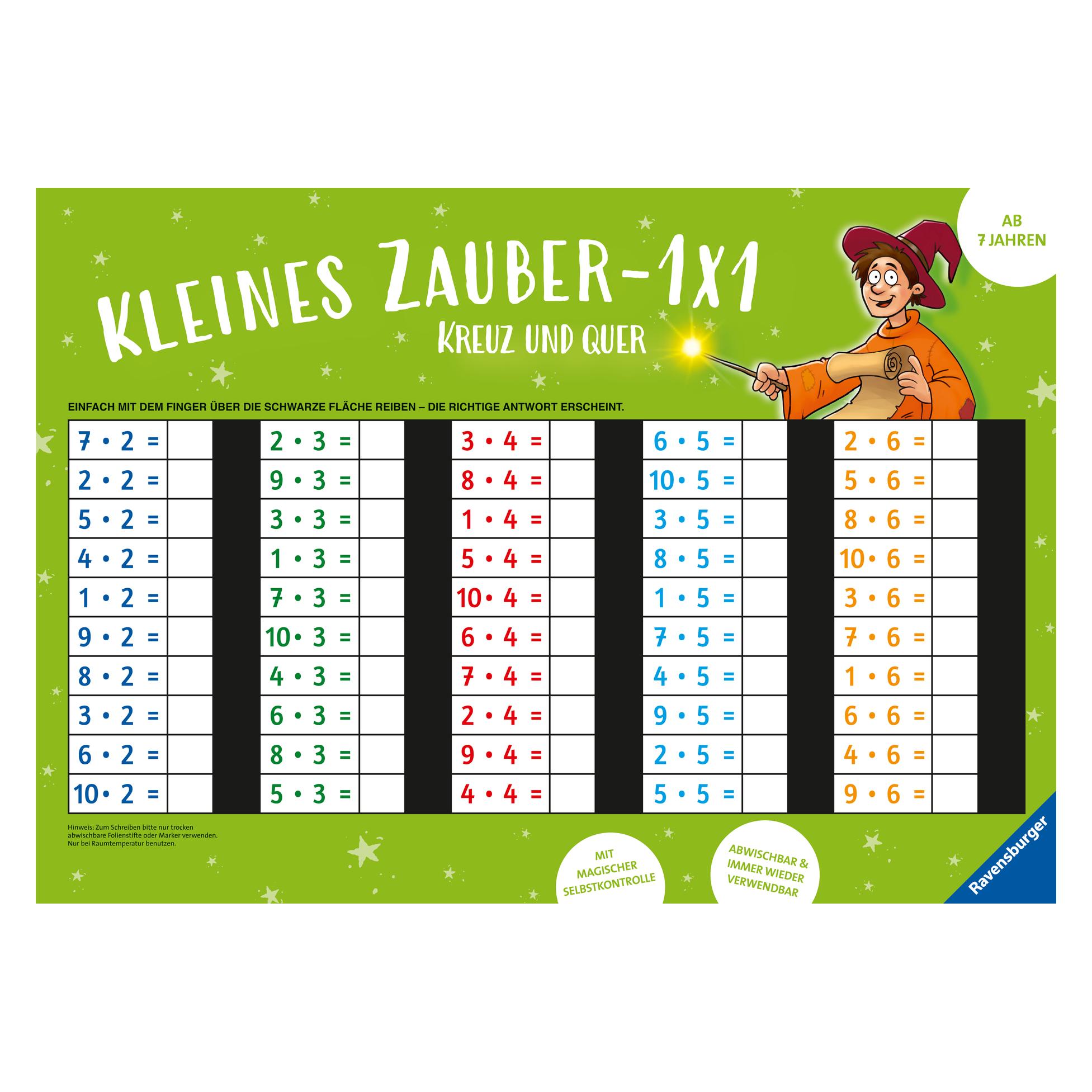 Ravensburger Kleines Zauber-1x1: Kreuz und quer (8311802)