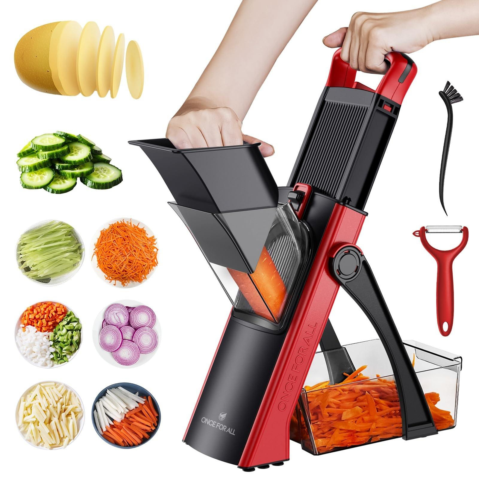 Merkloze Mandoline Snijder voor Groenten