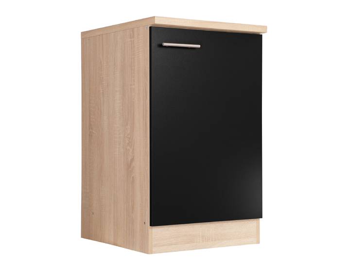 Meuble sous-évier Merle 50cm Noir/Noir