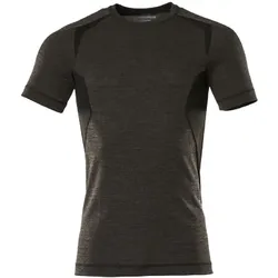 Funktionsunterhemd Kurzarm "CROSSOVER" dunkelanthrazit/schwarz - XXL - grau