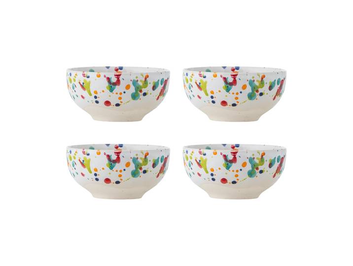 Bloomingville Bol Freckles Ø11,5 cm, lot de 4 Rouge