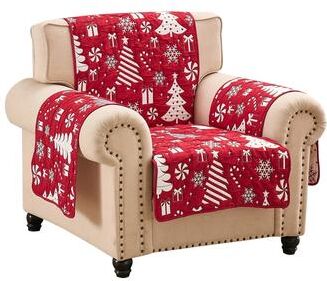 Greenland Home Fashions Peppermint Party Pet-Friendly Holiday Slipcover - Furniture Protector