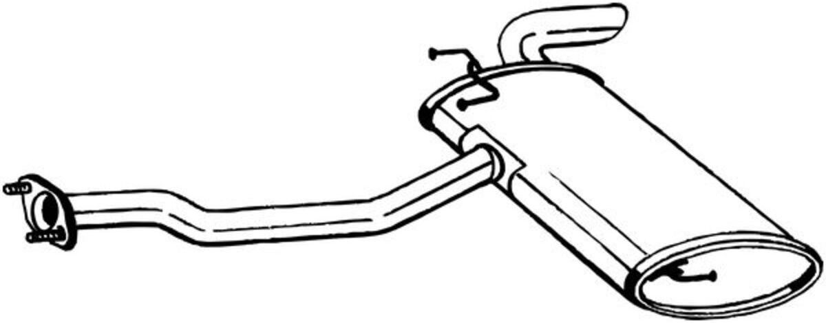 Endschalldämpfer BOSAL 165-141