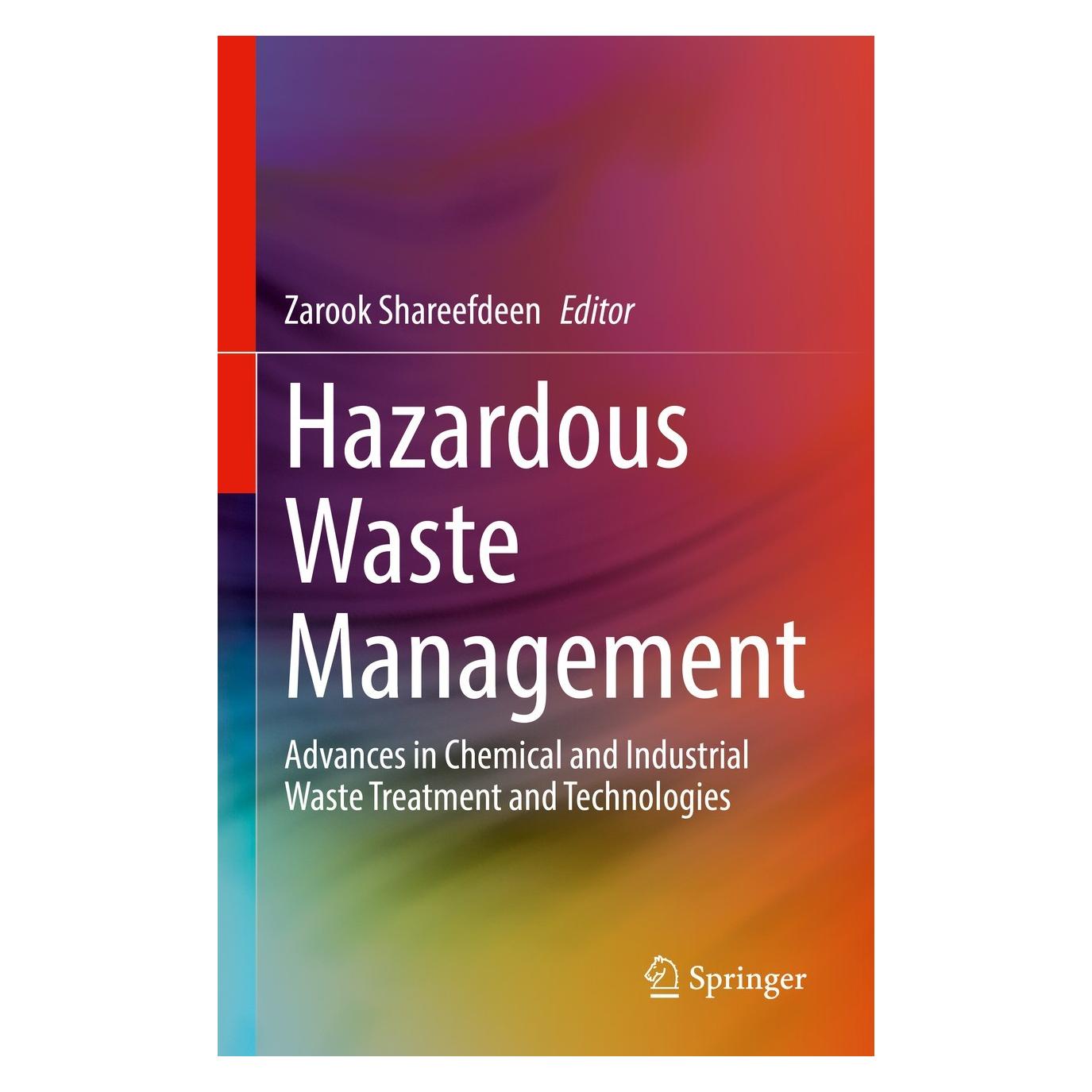 Springer Hazardous Waste Management (Englisch, Hardcover, Zarook Shareefdeen) (9783030952617)