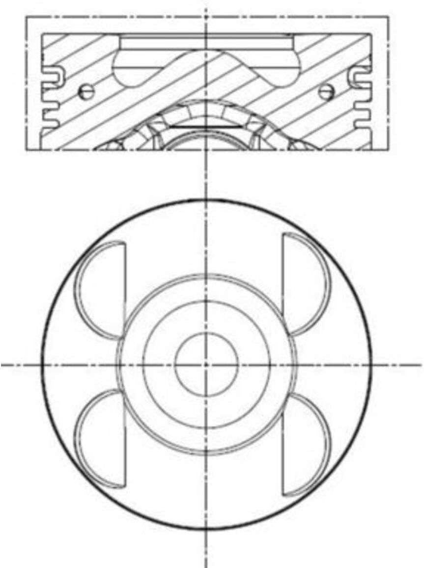 Kolben MAHLE 001 PI 00105 000