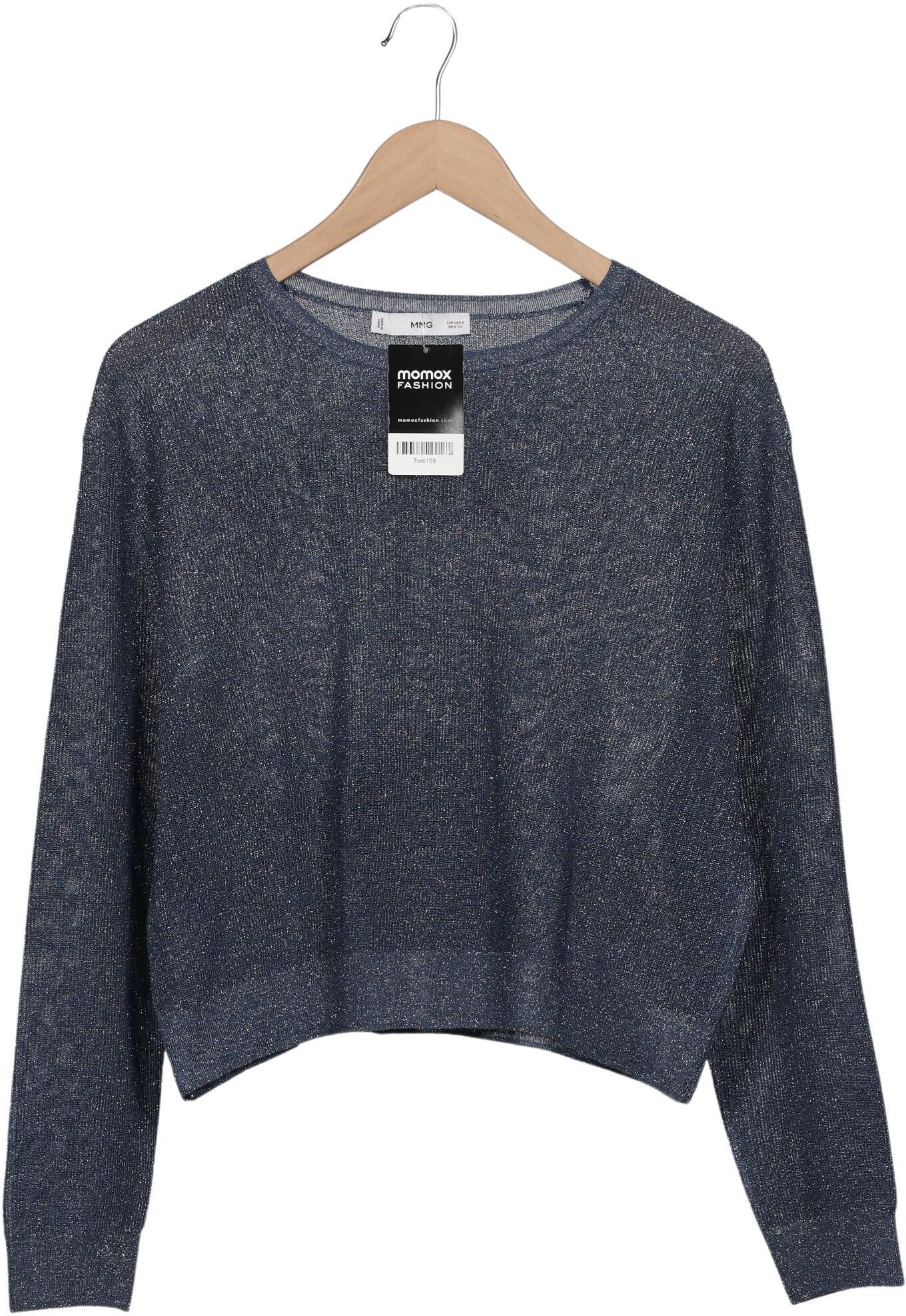 Mango Damen Pullover, Marineblau, Gr. S, Synthetik - Second Hand