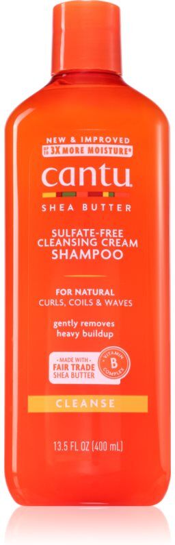 CANTU Shea Butter Shampoo Feuchtigkeit spendendes Shampoo für welliges und lockiges Haar 400 ml