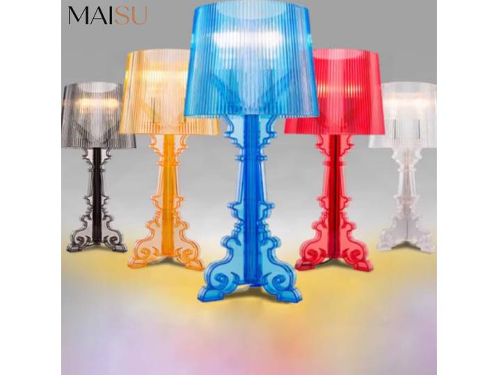 Lampes de table fantaisie baroque, lampe de bureau en acrylique, simplicité créative pour chambre à coucher, bureau, décoration personnalisée, décoration de chambre
