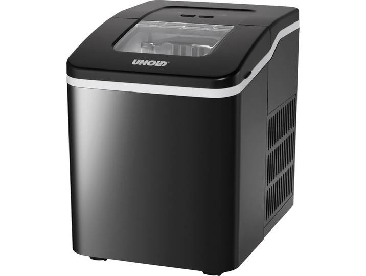 UNOLD Eiswürfelmaschine 48935 Freeze , schwarz, B:32,2cm H:30cm T:22,8cm, Eiswürfelbereiter, Eiswürfelmaschine
