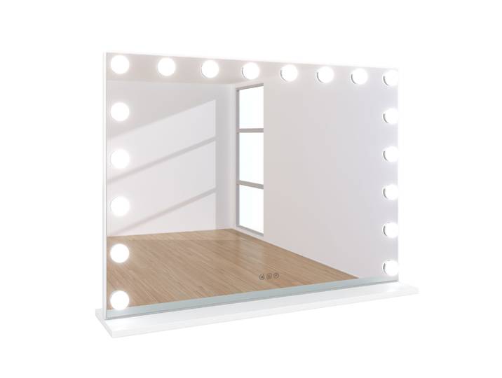 LED Spiegel EMMI 80 x 12 x 60 cm weiss