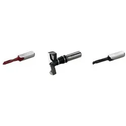 Bohr- und Einpressautomat-Bohrer, Ø2mm,L 57mm,Schaft Ø 10mm, links = rot 71896