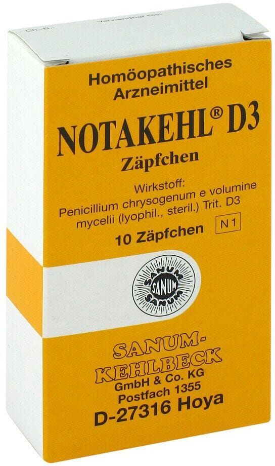 Notakehl D3 Zäpfchen