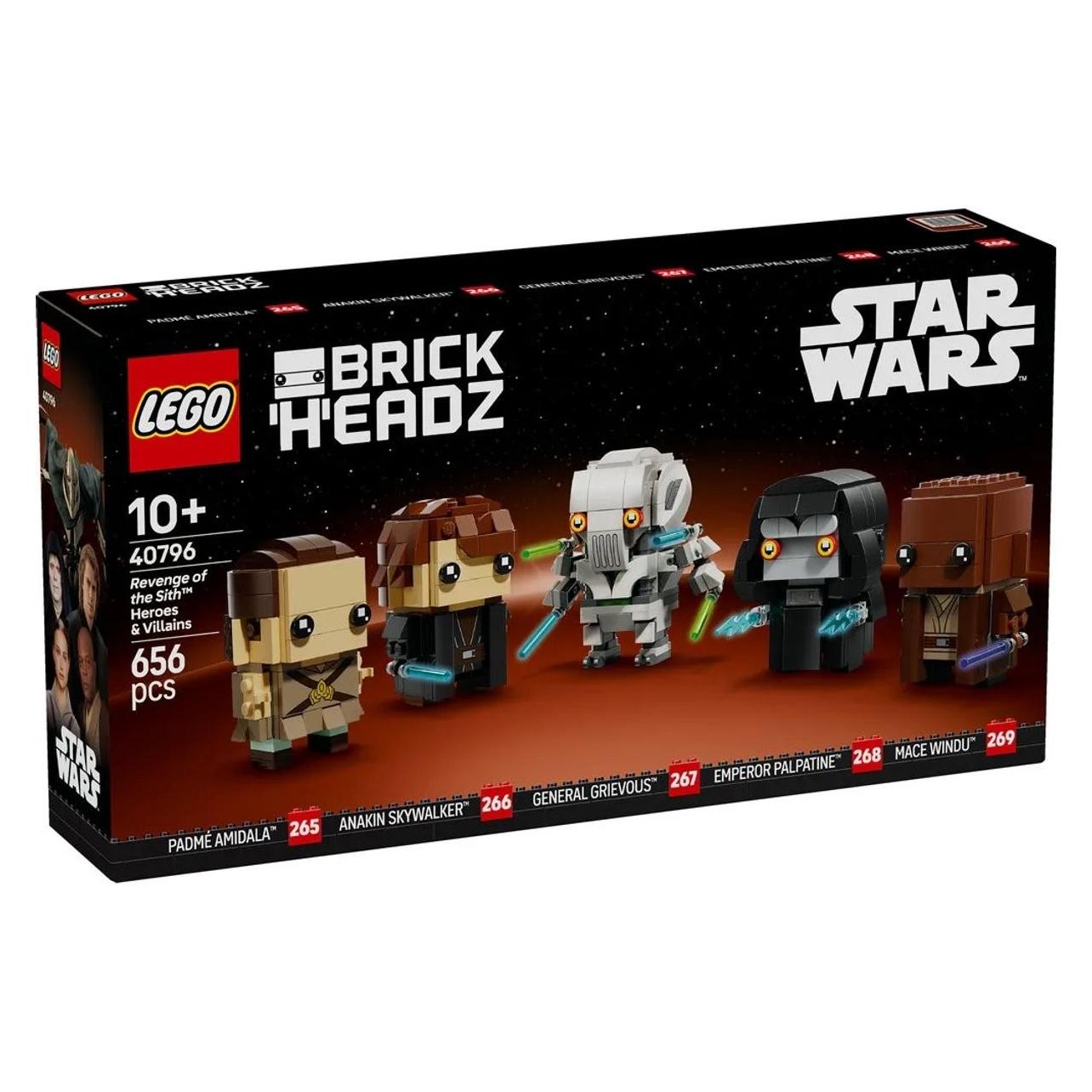 LEGO BrickHeadz 40796 Helden und Bösewichte aus Die Rache der Sith (40796, LEGO Brickheadz, LEGO Star Wars) (40796)
