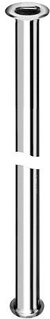 Schell Kupferrohr mit Bördel 500070699 10x1000mm, chrom, für 3/8"x1/2"