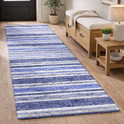 Addison Rugs Premium Washable Super Soft Nassau Stripe Dream Shag Rug