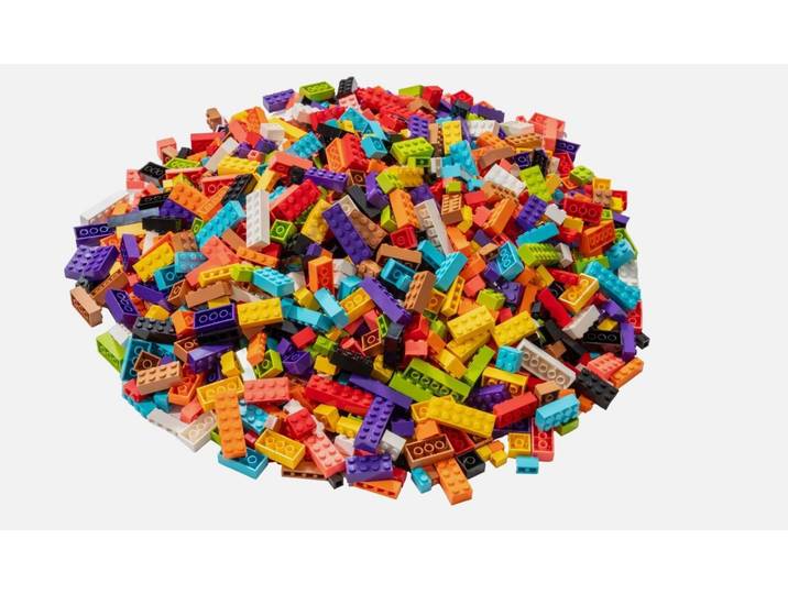 LEGO® Bausteine Steine gemischt - verschiedene Stückzahlen Spielbausteine, (50 St)