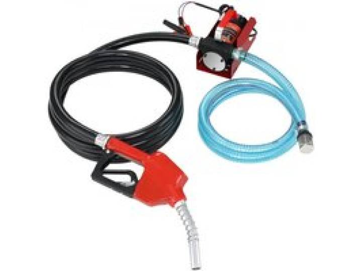 VEVOR Dieselpumpe, 155 W Kraftstoffpumpe Absaugpumpe, 1/4 PS Heizölpumpe 12 V 8 m Förderhöhe 3 m Saughöhe Selbstansaugend Automatik-Zapfpistole 4 m Auslassschlauch für Diesel Kerosin Transformatoröl