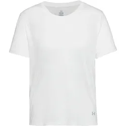 Under Armour Launch Jacquard Funktionsshirt Damen | Gr. L | weiß - weiß