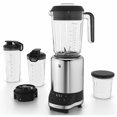 WMF Standmixer "KULT Pro Multifunktionsmixer", silber (cromargan matt), B:13,4cm H:39,2cm T:15,7cm, Zerkleinerer