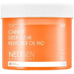 Neogen Dermalogy, Gesichtsreinigung, Neogen Carrot Deep Clean Remover Pad Soaked In Carrot Seed Oil Make-Up Remover Flakes 60Pcs.
