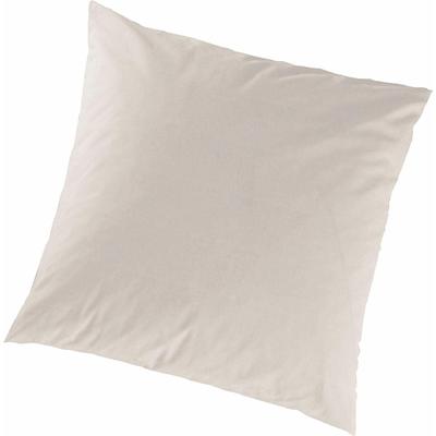 Kissenbezug PRIMERA "Primera Mako-Feinjersey Kissenbezug im Doppelpack", beige, B:40cm L:40cm, Feinjersey, Obermaterial: 100% Baumwolle, Kissenbezüge, Kissenbezug, In vielen Uni-Tönen