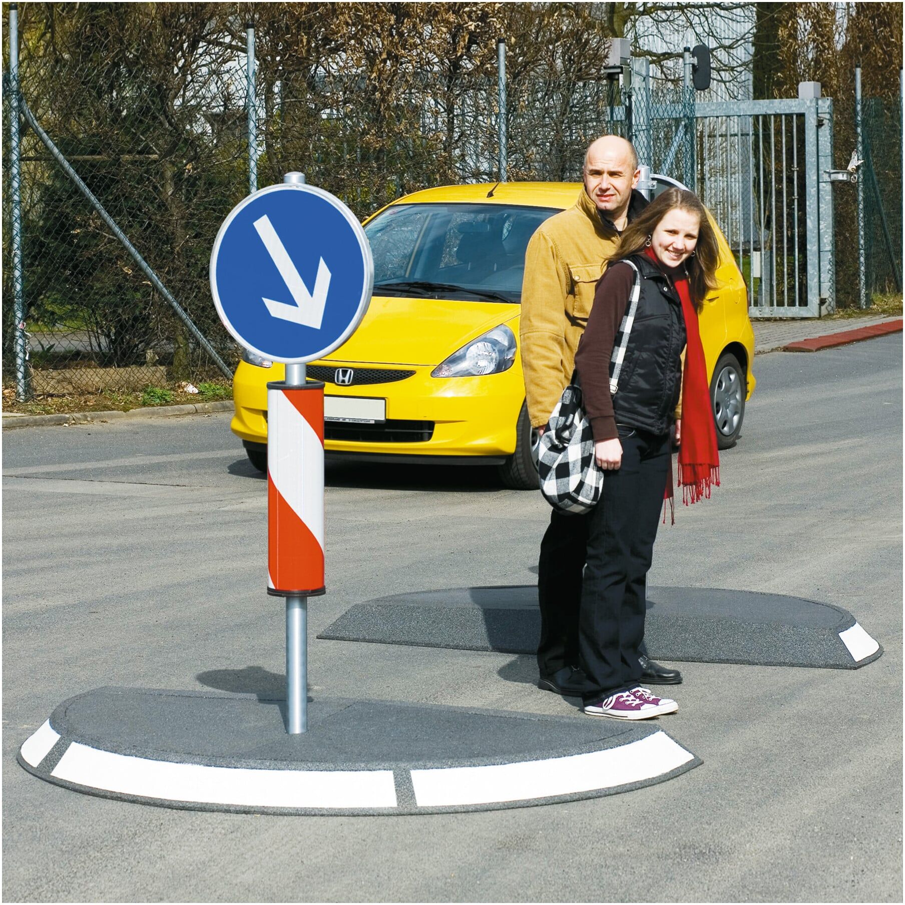 GAMMA Verkehrsinsel Innensegment 2-teilig 160cm ; MORAVIA (283.14.622)