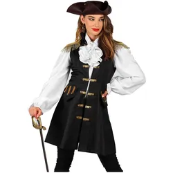 Thetru Piratenweste mit Epauletten für Damen (3XL)