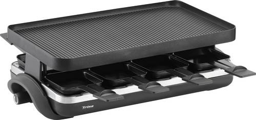 Trisa Supreme 8 Raclette 8Pfännchen, Antihaftbeschichtung Schwarz