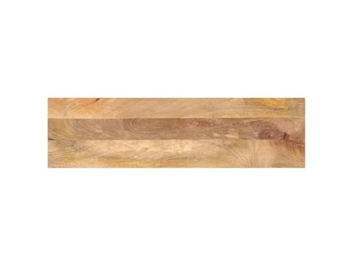 vidaXL Tischplatte, Holzplatte für Esstisch Couchtisch, Massivholzplatte Rustikales Design, Ersatztischplatte, 120x40x3,8cm Rechteckig Massivholz Mango