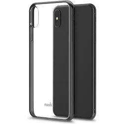 Moshi Vitros (Apple iPhone XS Max), Smartphone Hülle, Schwarz, Transparent