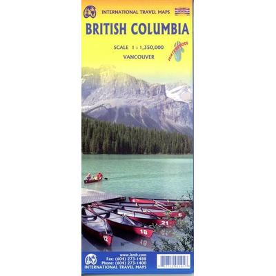 British Columbia, Vancouver, Victoria, Whistler, Karte von , International Travel Maps, 978-1-77129-110-1