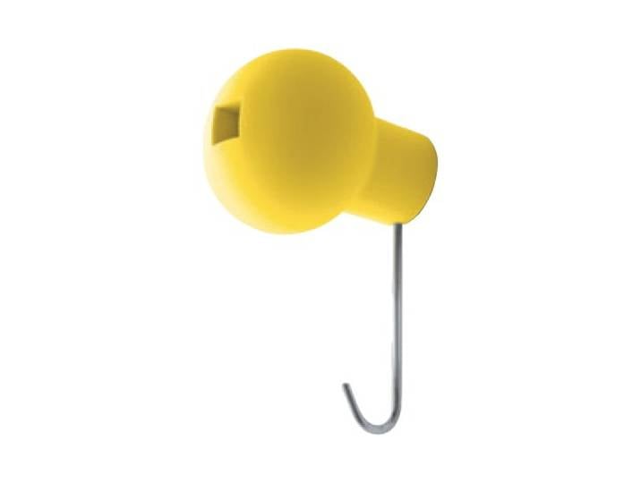 MAGIS lot de 6 patères murales GLOBO (Jaune - Polipropilene, acciaio inox)