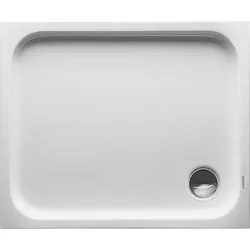Duravit D-Code Duschwanne, 900x750mm, Rechteckig, Einbauversion, 720104000000000, Farbe: Weiß