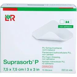 Suprasorb P Pu-Schaumv.7.5x7.5 cm Nicht Klebend 10 ST