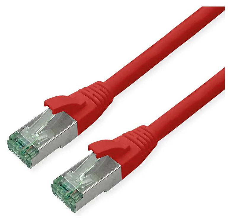 ROLINE RM patchkabel Cat.6A S/FTP (PiMF), rood, 5 meter