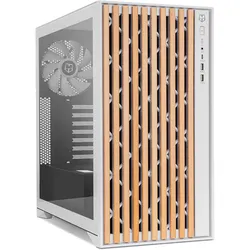 Nox Nxhummerelement (ATX, ITX, Micro-ITX), PC Gehäuse, Braun, Weiss