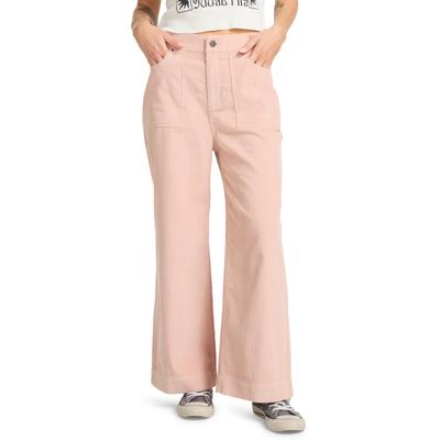 Stoffhose BILLABONG "Since 73 Sea Tone", Damen, Gr. 24XXXS, Normalgrößen, rosa (misty rose), Obermaterial: 100% Baumwolle., Hosen Stoffhose