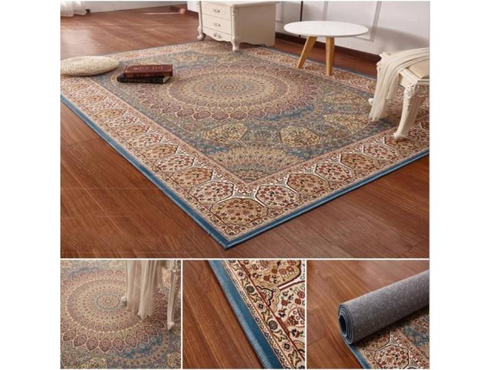 Tapis persan à motif de table basse salon tapis vintage rectangulaire - Aueq - 140x200cm style