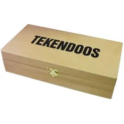 Twisk Tekendoos hout 25*12,5*6,5cm