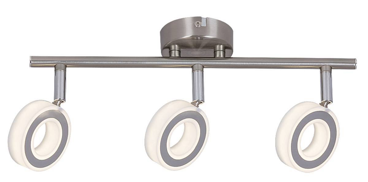 Rabalux Zora LED Spots, 3 stuks, 4,5 watt, chroomkleurig